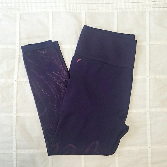 🌷 FABLETICS - High Waisted Seamless Legging - Indigo Swirl print - Size XL - Picture 2 of 9